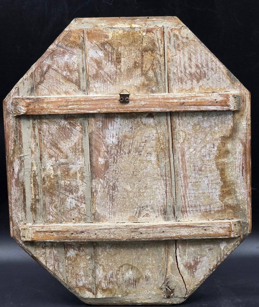 Coppia di pannelli devozionali dorati con scene della vita della Vergine, Veneto, fine XVIII se-photo-7