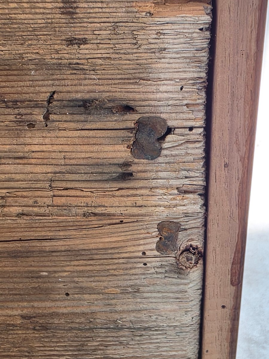 Grande credenza scantonata in noce massello – Italia, primi anni del XIX secolo-photo-2