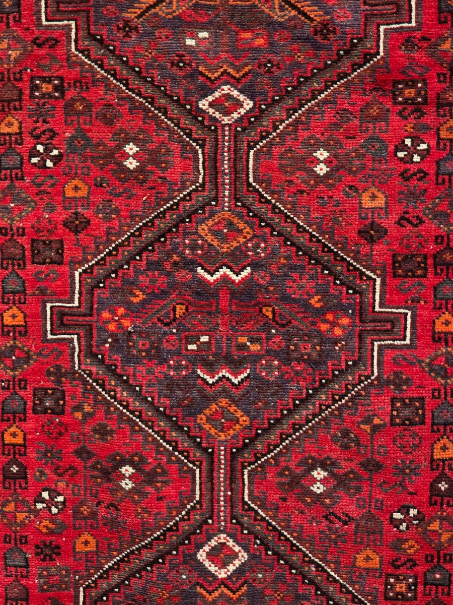 Grande tappeto persiano di manifattura tribale annodato a mano, anni '60-'70, 225 × 162 cm-photo-2