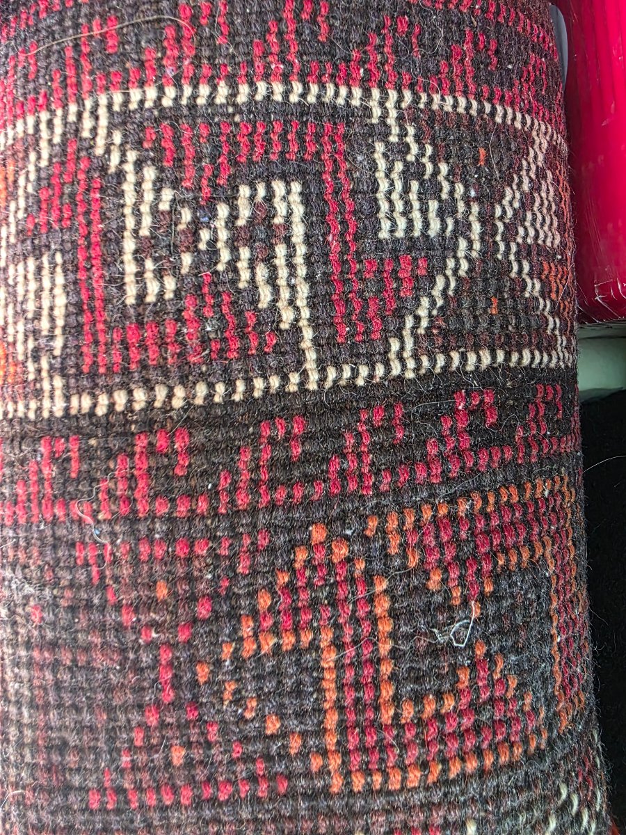 Grande tappeto persiano di manifattura tribale annodato a mano, anni '60-'70, 225 × 162 cm-photo-4