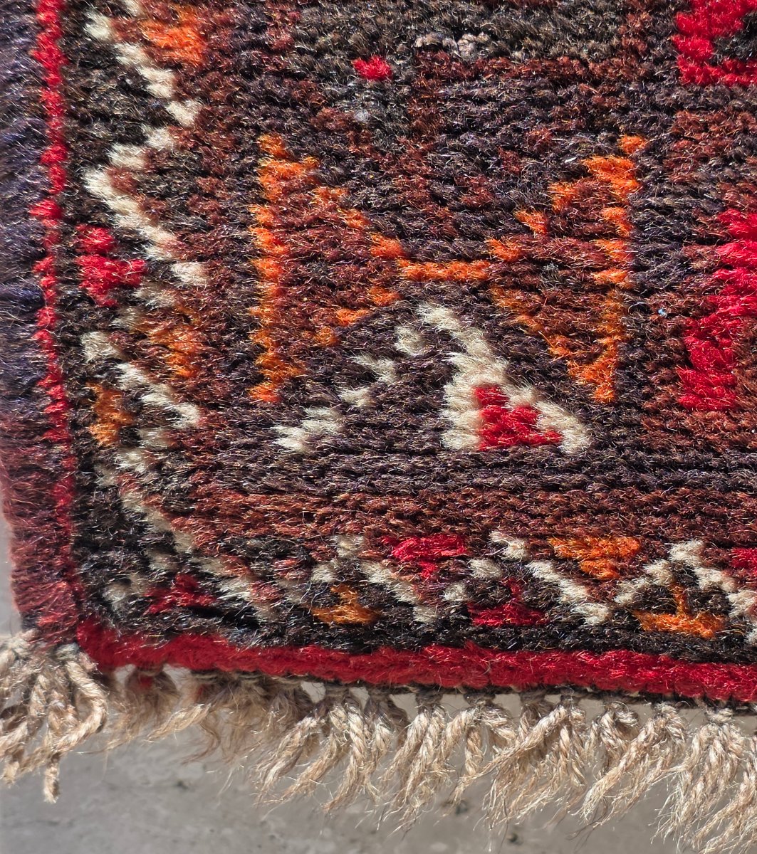 Grande tappeto persiano di manifattura tribale annodato a mano, anni '60-'70, 225 × 162 cm-photo-6