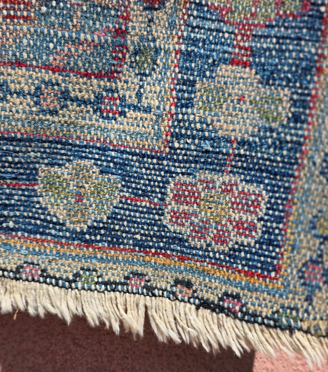 Tappeto persiano artigianale in lana – Decoro floreale – Iran, anni '70-'80-photo-5