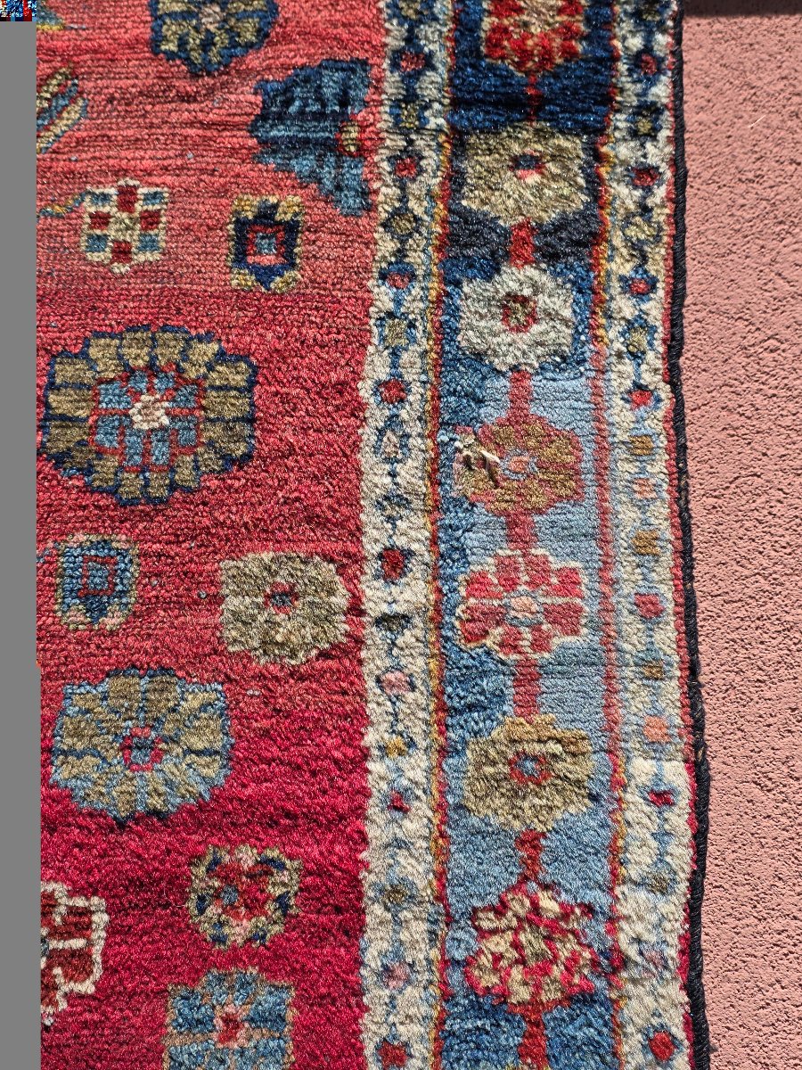 Tappeto persiano artigianale in lana – Decoro floreale – Iran, anni '70-'80-photo-6