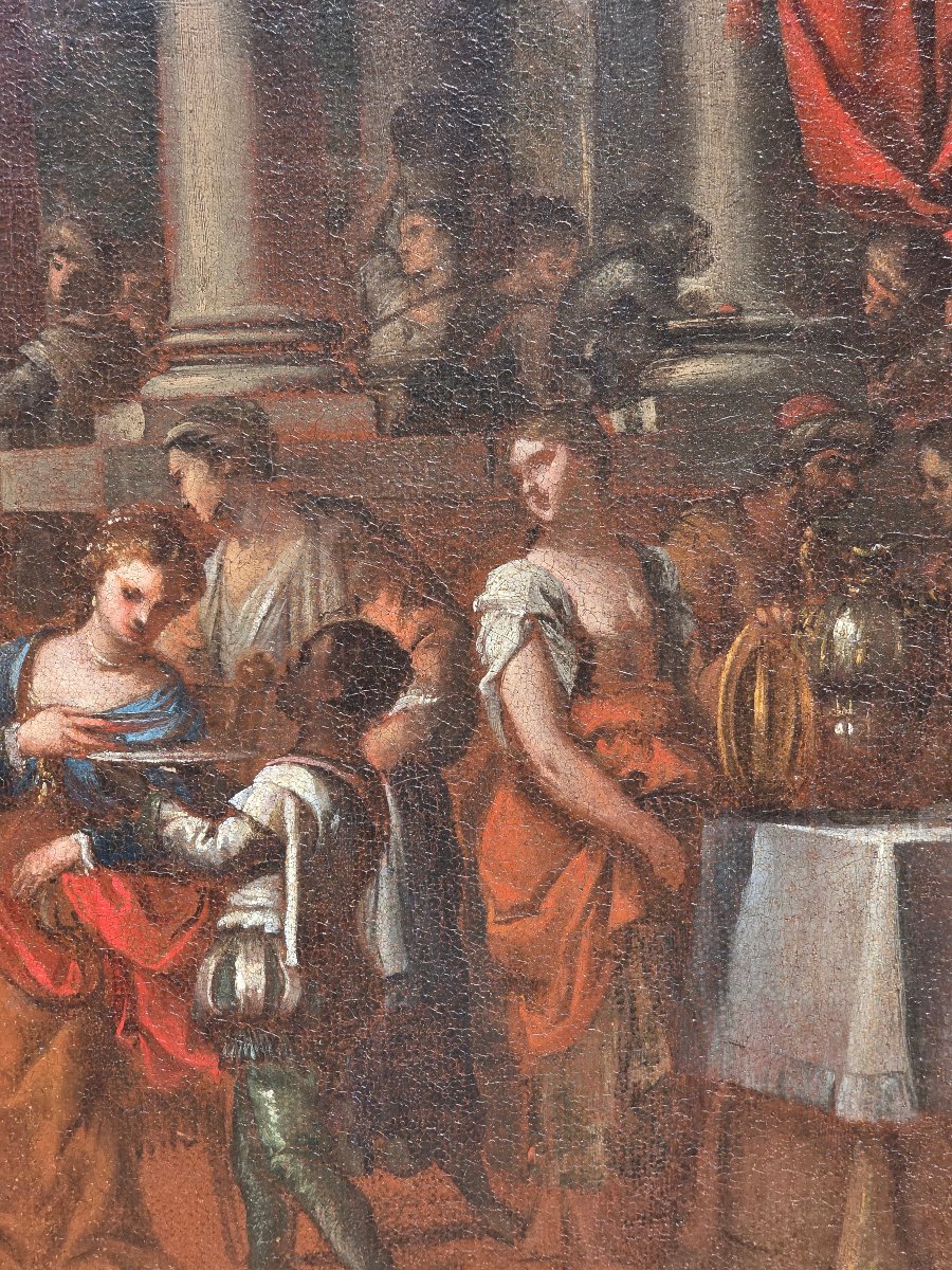 Le Nozze di Cana – Cerchia di Paolo Veronese, Scuola veneta, XVI secolo-photo-3