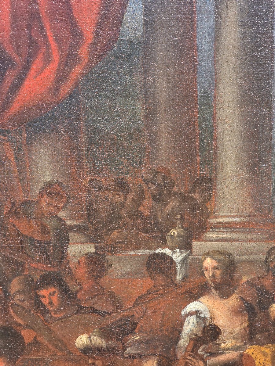Le Nozze di Cana – Cerchia di Paolo Veronese, Scuola veneta, XVI secolo-photo-2