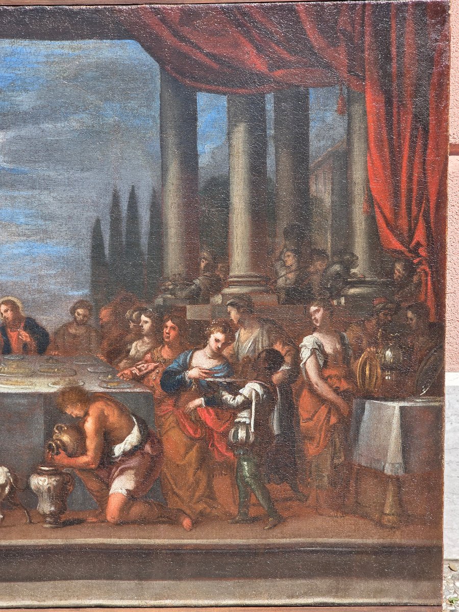 Le Nozze di Cana – Cerchia di Paolo Veronese, Scuola veneta, XVI secolo-photo-6
