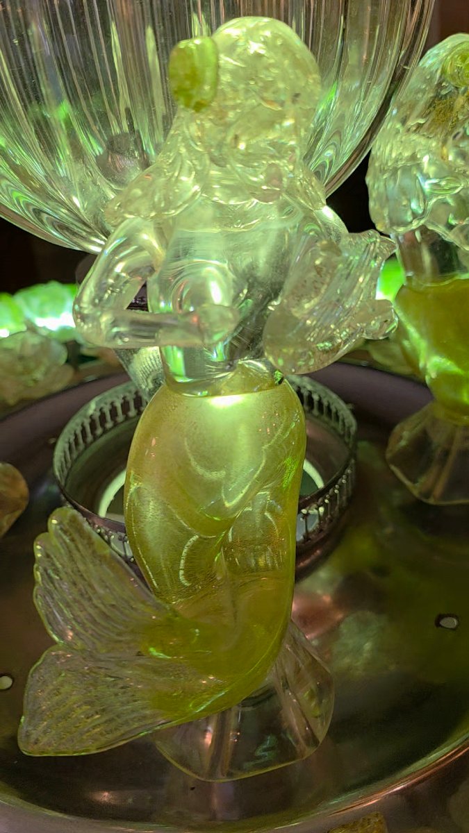Grande fontana luminosa in vetro di Murano, Italia, circa 1950-1960-photo-4