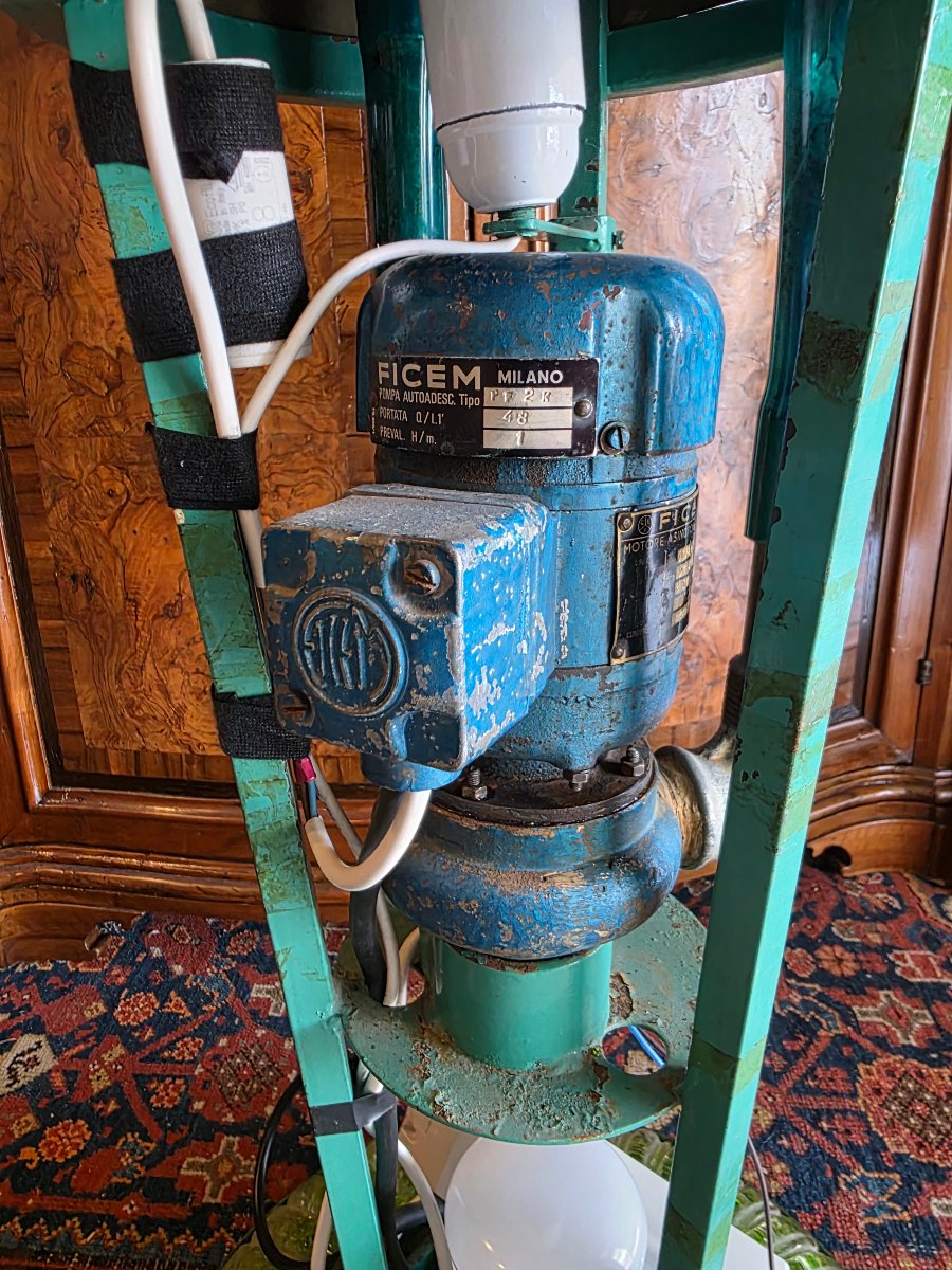 Grande fontana luminosa in vetro di Murano, Italia, circa 1950-1960-photo-5