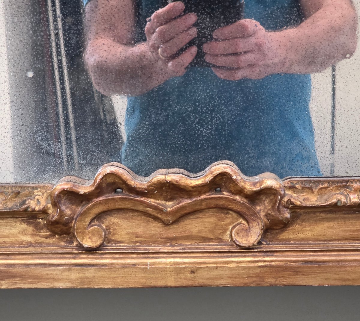 Caminiera in legno intagliato e dorato – Nord Italia, fine XVII / inizio XVIII secolo-photo-4