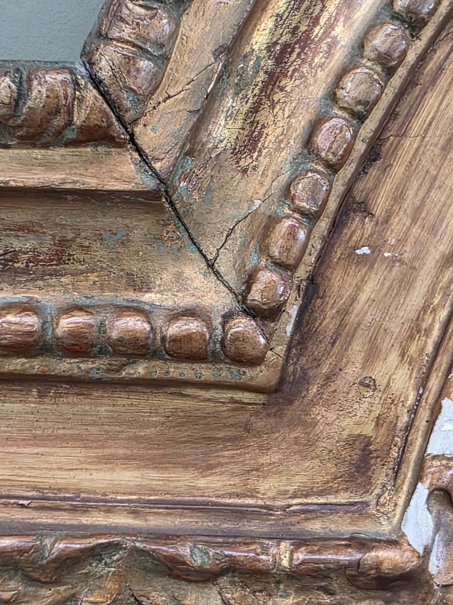 Caminiera in legno intagliato e dorato – Nord Italia, fine XVII / inizio XVIII secolo-photo-1