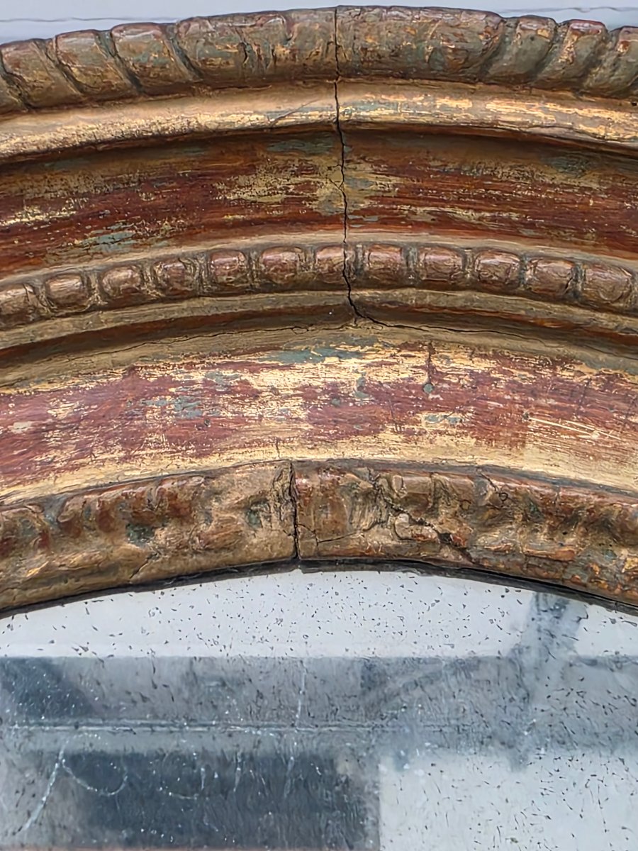 Caminiera in legno intagliato e dorato – Nord Italia, fine XVII / inizio XVIII secolo-photo-3