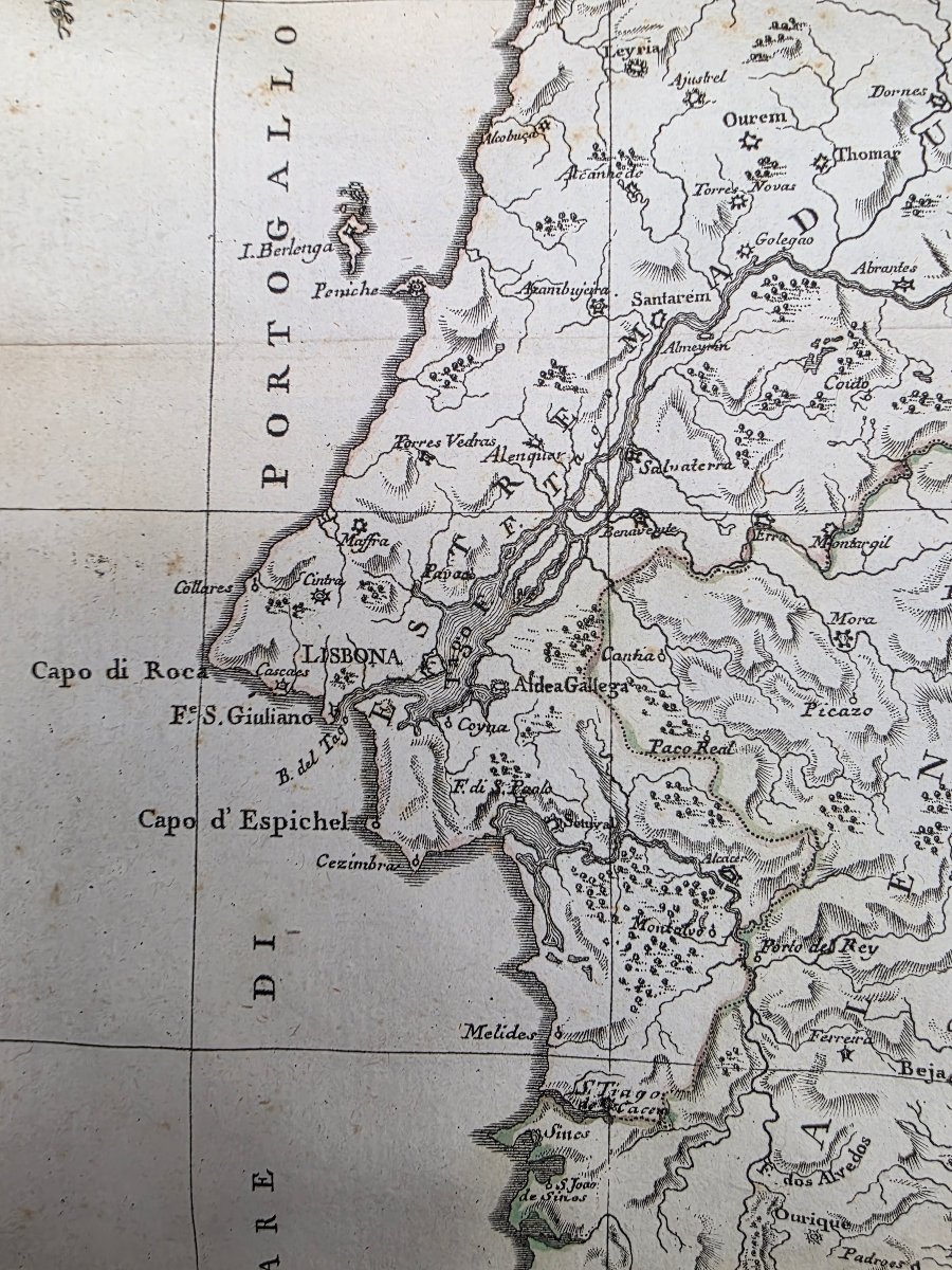 Carta geografica del Regno di Portogallo, Antonio Zatta, Venezia 1775, XVIII secolo-photo-4