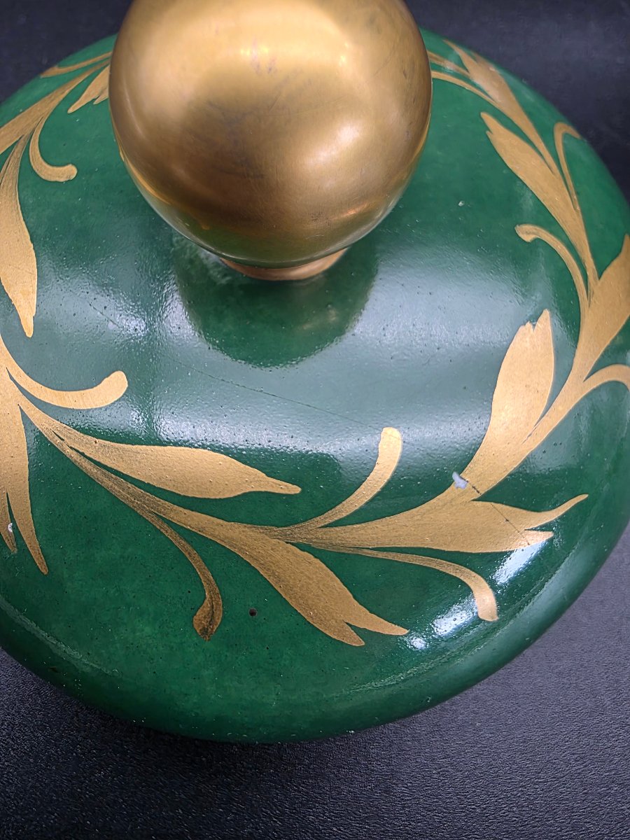 Vaso in porcellana con Napoleone a Jena 1806 – fine XIX / inizi XX secolo-photo-3