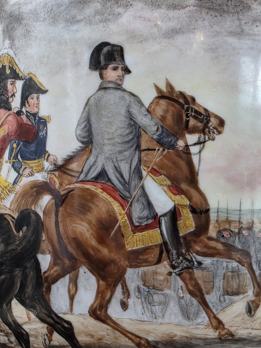 Vaso in porcellana con Napoleone a Jena 1806 – fine XIX / inizi XX secolo-photo-7