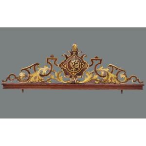 Fregio intagliato e dorato, Italia settentrionale, periodo Carlo X, ca. 1820–1830