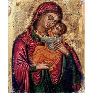 Madonna con Bambino – Scuola veneto-cretese, tardo XVI secolo