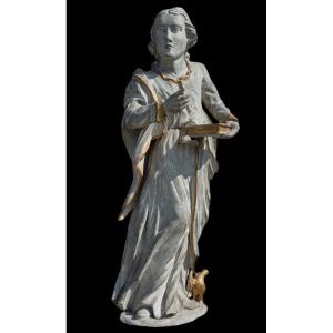 Scultura lignea raffigurante San Giovanni Evangelista  Alto Veneto, seconda metà del XVIII seco