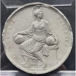 Nucleo di sei medaglie commemorative in pasta vulcanica o materiale simile, XIX secolo