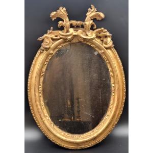 Cornice ovale intagliata e dorata – Bologna, inizi XVIII secolo