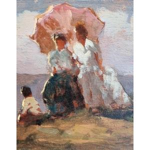 Coppia di oli su tavoletta – Scuola veneziana, firmati Frattini