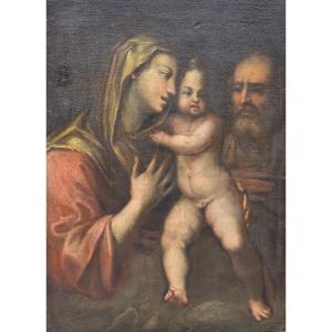 Sacra Famiglia – ambito veneto, XVII secolo