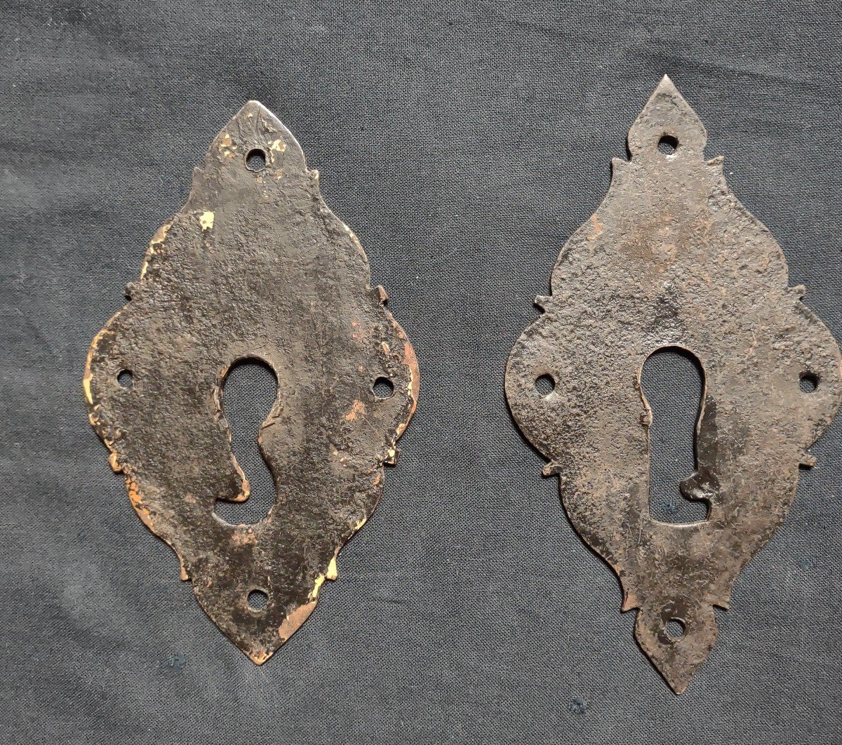 2 Bocchette in ferro forgiato fine XVII secolo -photo-4