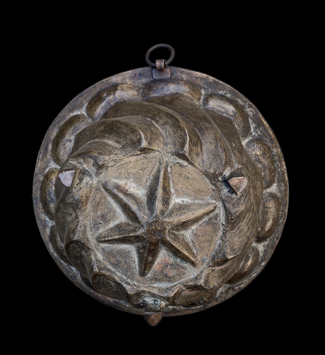 Raro stampo in bronzo veneto XIX secolo-photo-1