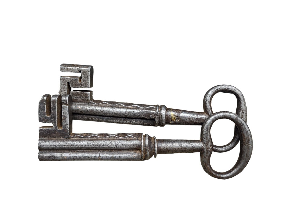 Coppia di chiavi  piemontesi da cassaforte-photo-1