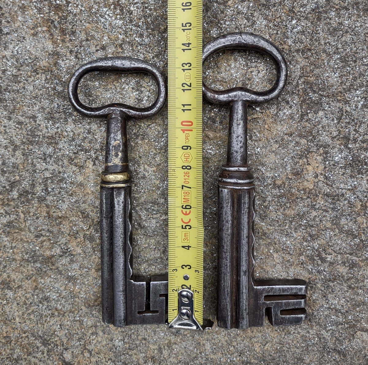 Coppia di chiavi  piemontesi da cassaforte-photo-3