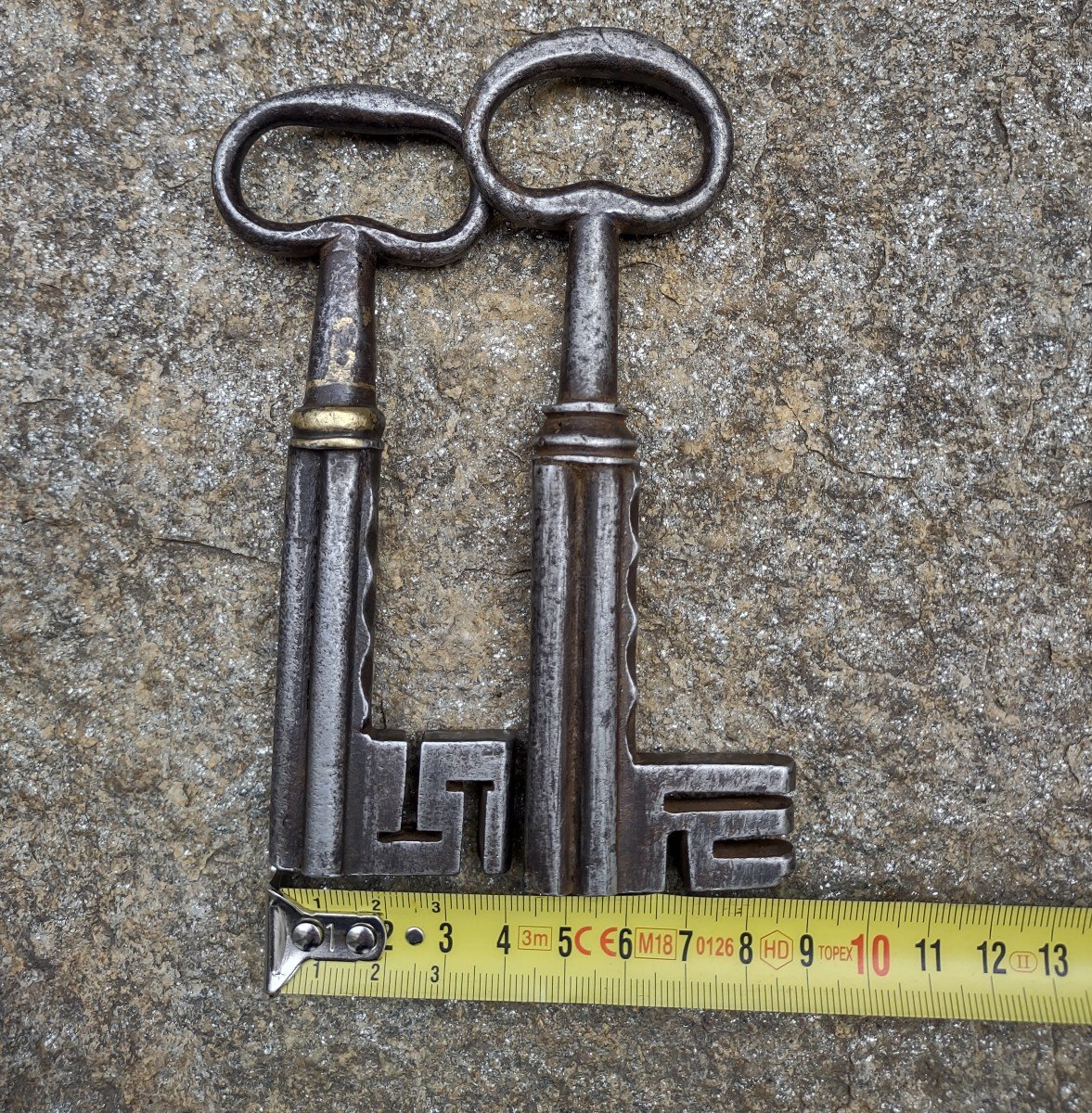 Coppia di chiavi  piemontesi da cassaforte-photo-5