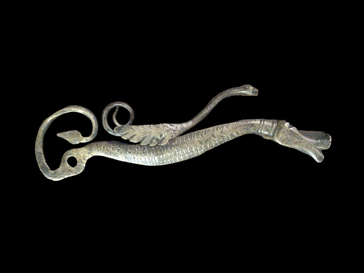 Raro saltarello zoomorfo in bronzo fine XVIII secolo-photo-2