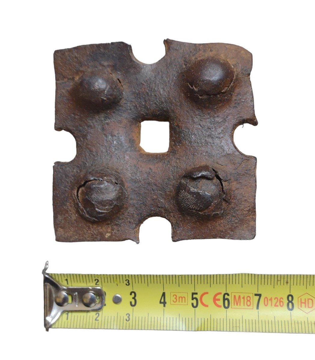 4 Grandi chiodi in ferro forgiato XVII-XVIII secolo -photo-2