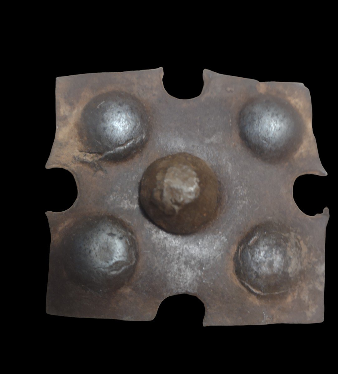 4 Grandi chiodi in ferro forgiato XVII-XVIII secolo -photo-5