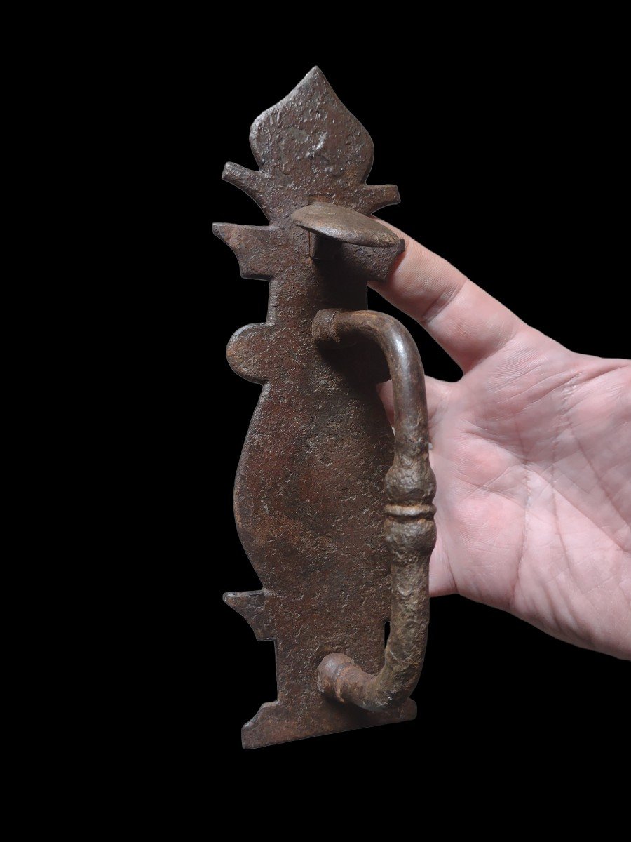 Maniclia con scrocco in ferro forgiato XVII secolo-photo-3