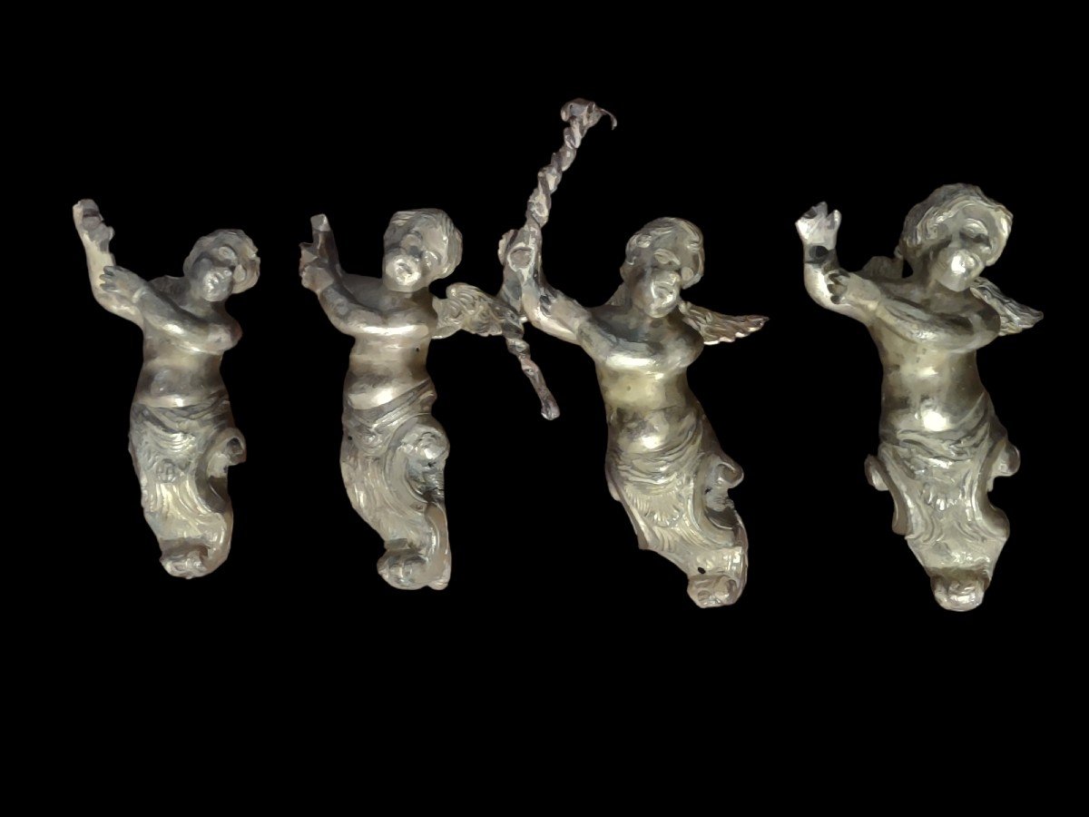 4 Putti in bronzo seconda metà XVIIIe siècle -photo-2