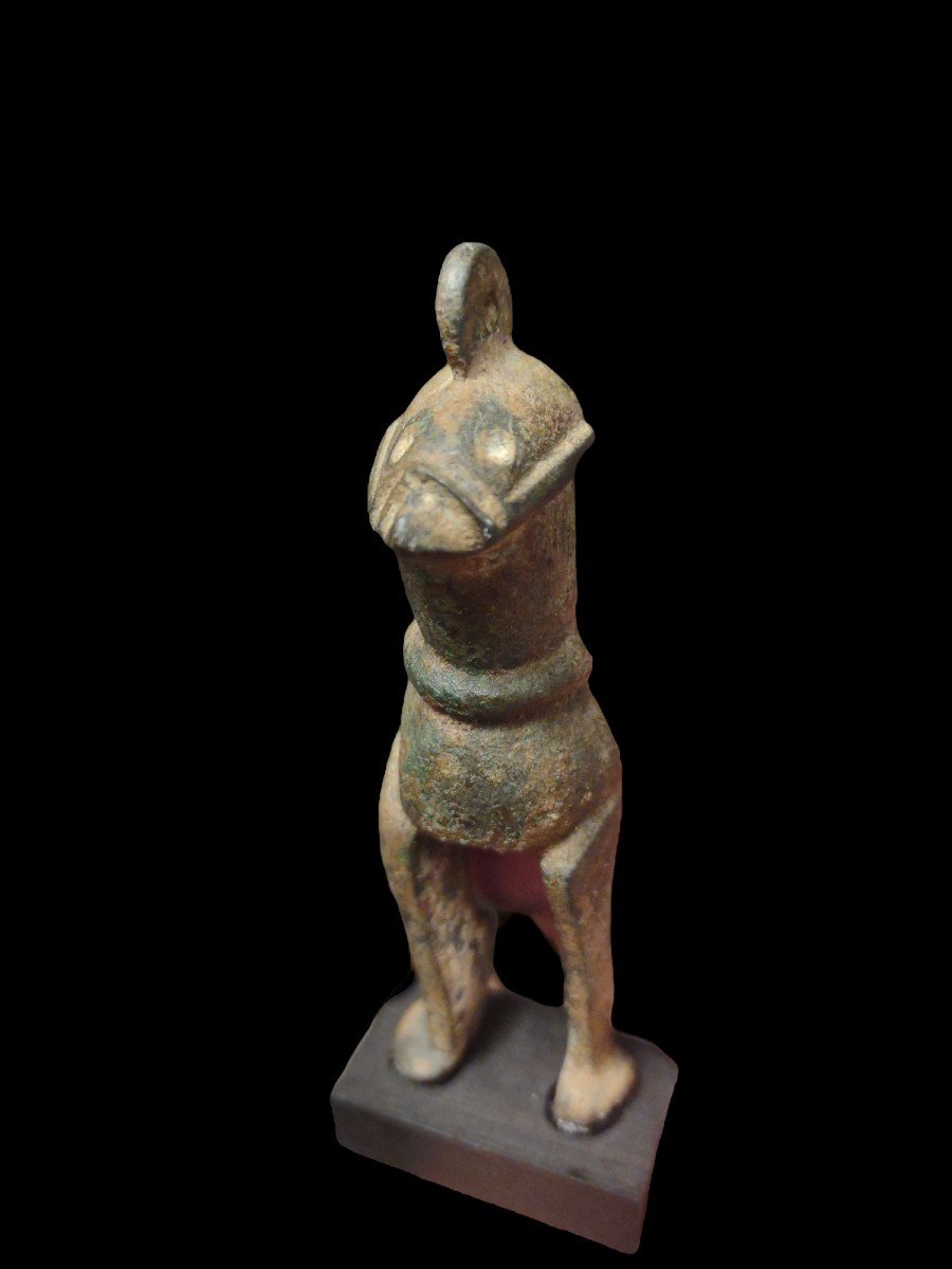 Rara statuetta in bronzo Iran XIIIe siècle -photo-4