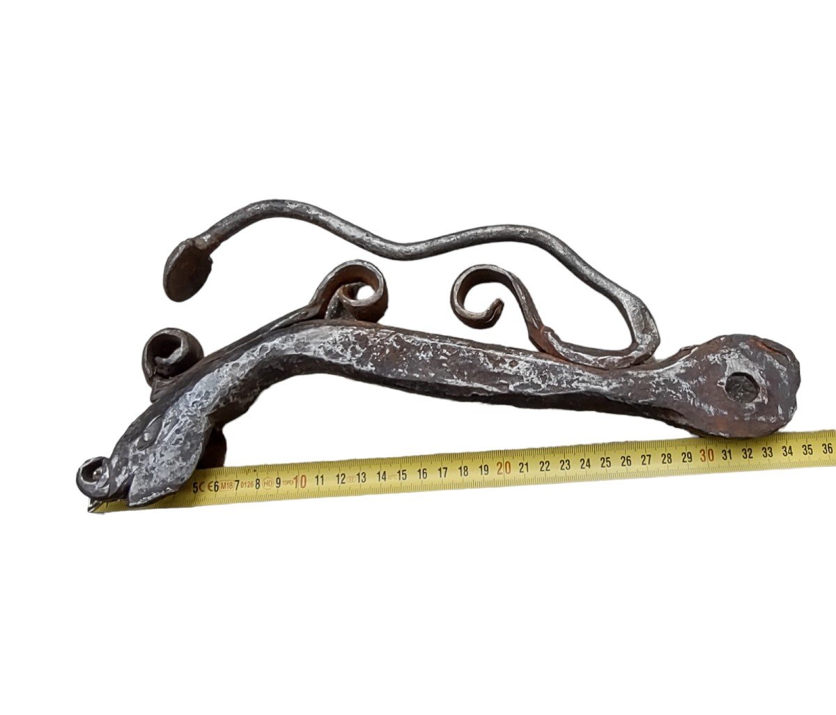 Raro saltarello romagnolo in ferro forgiato e bollito XVIII secolo -photo-4