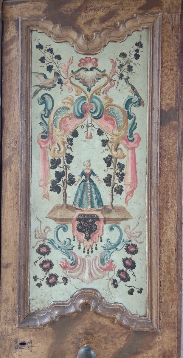 Importante porta siciliana da centro XVIII secolo-photo-1