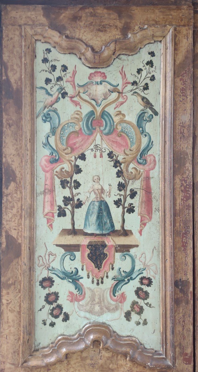 Importante porta siciliana da centro XVIII secolo-photo-2