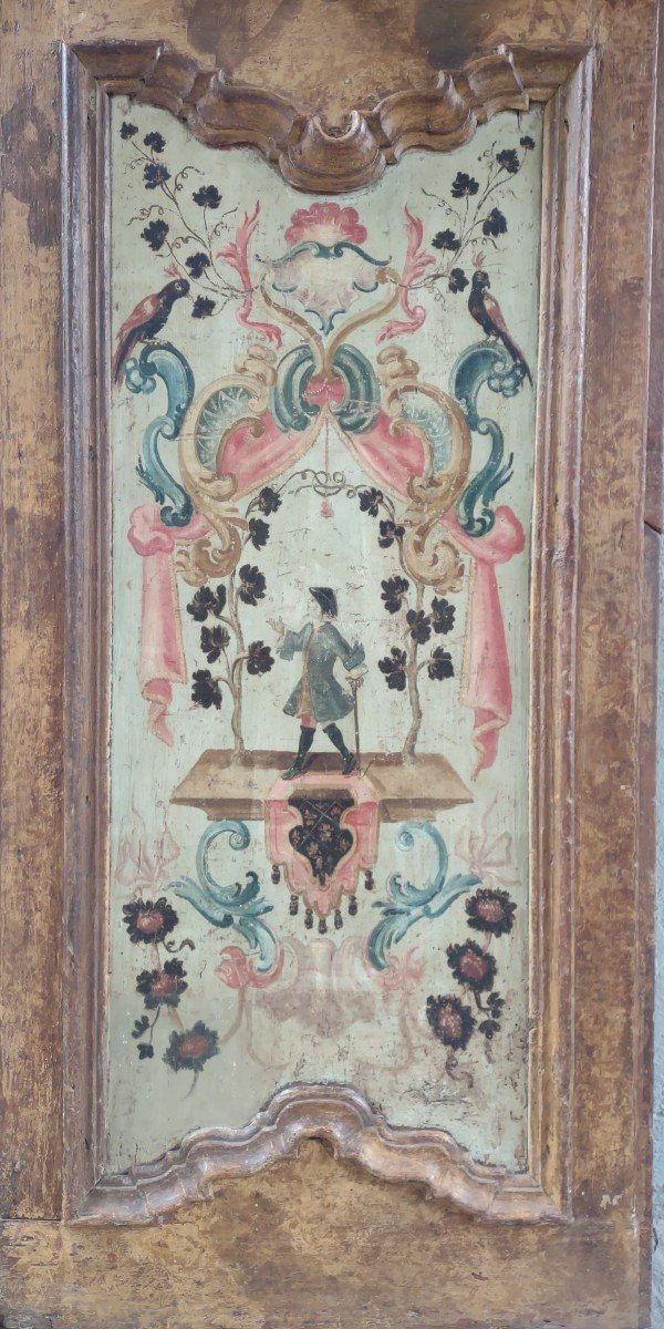 Importante porta siciliana da centro XVIII secolo-photo-4