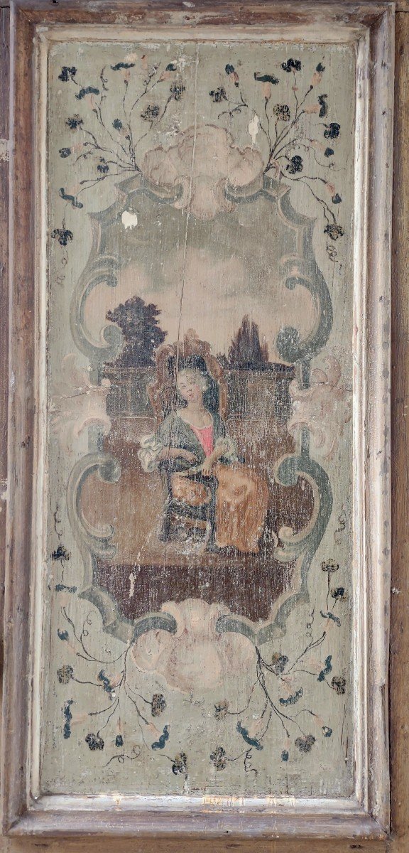 Importante porta siciliana da centro XVIII secolo-photo-6