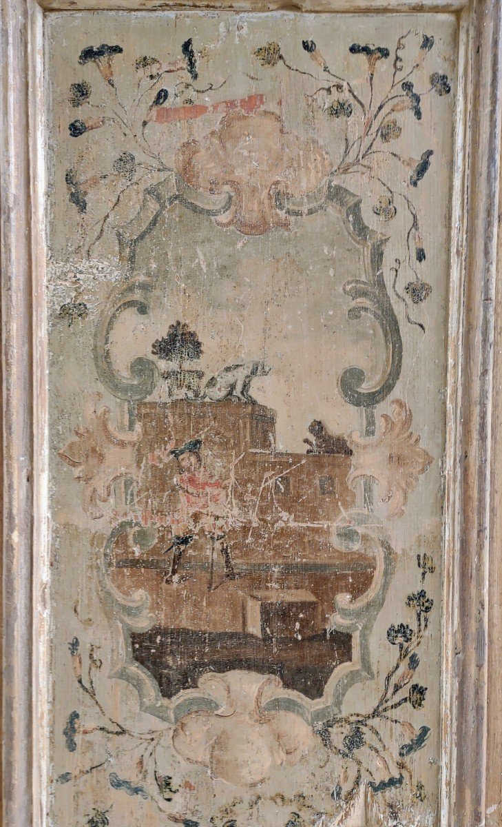 Importante porta siciliana da centro XVIII secolo-photo-7