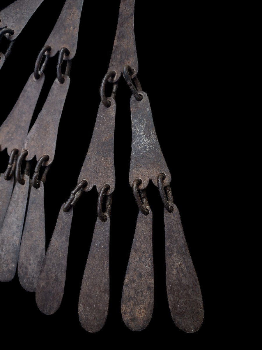 Impressionante flagello in ferro XVIII secolo -photo-3