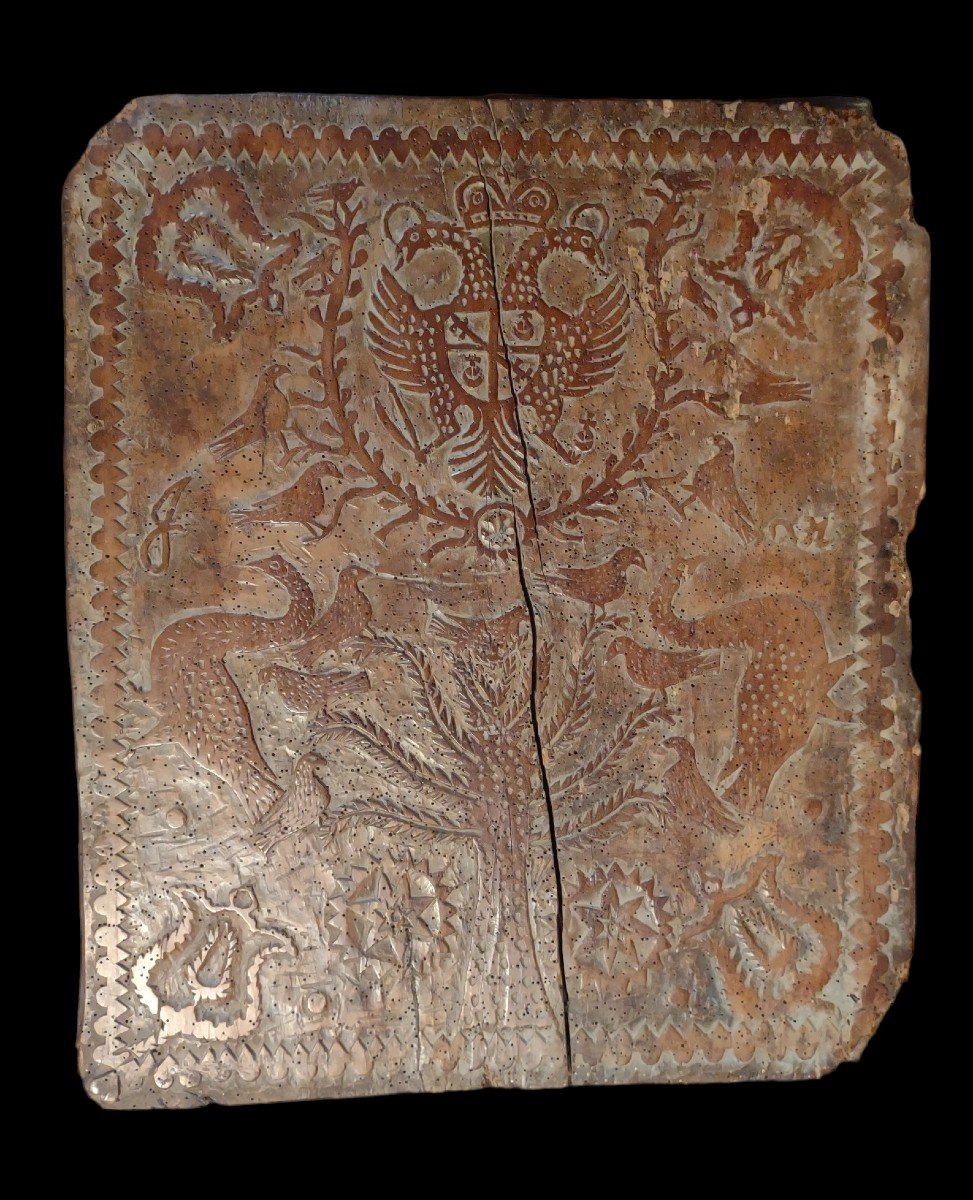 Altorilievo in legno scolpito Germania XVII secolo 