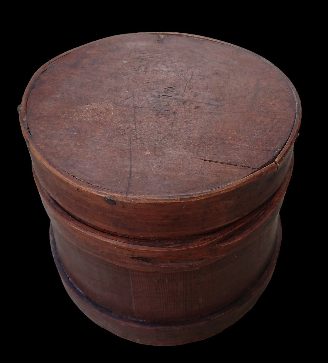 Contenitore in legno per alimenti area Monte Rosa XVIII secolo-photo-2
