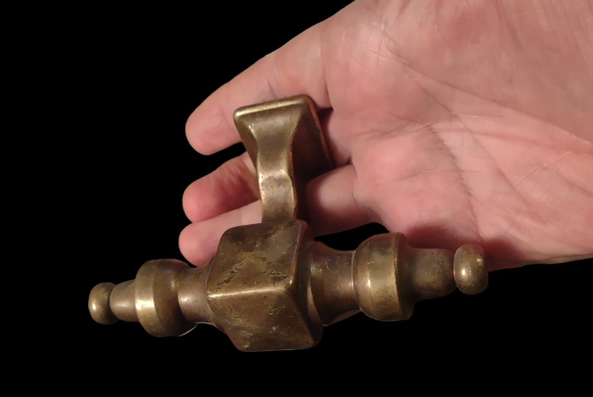 Coppia di belle maniglie in bronzo inizio XX secolo -photo-3