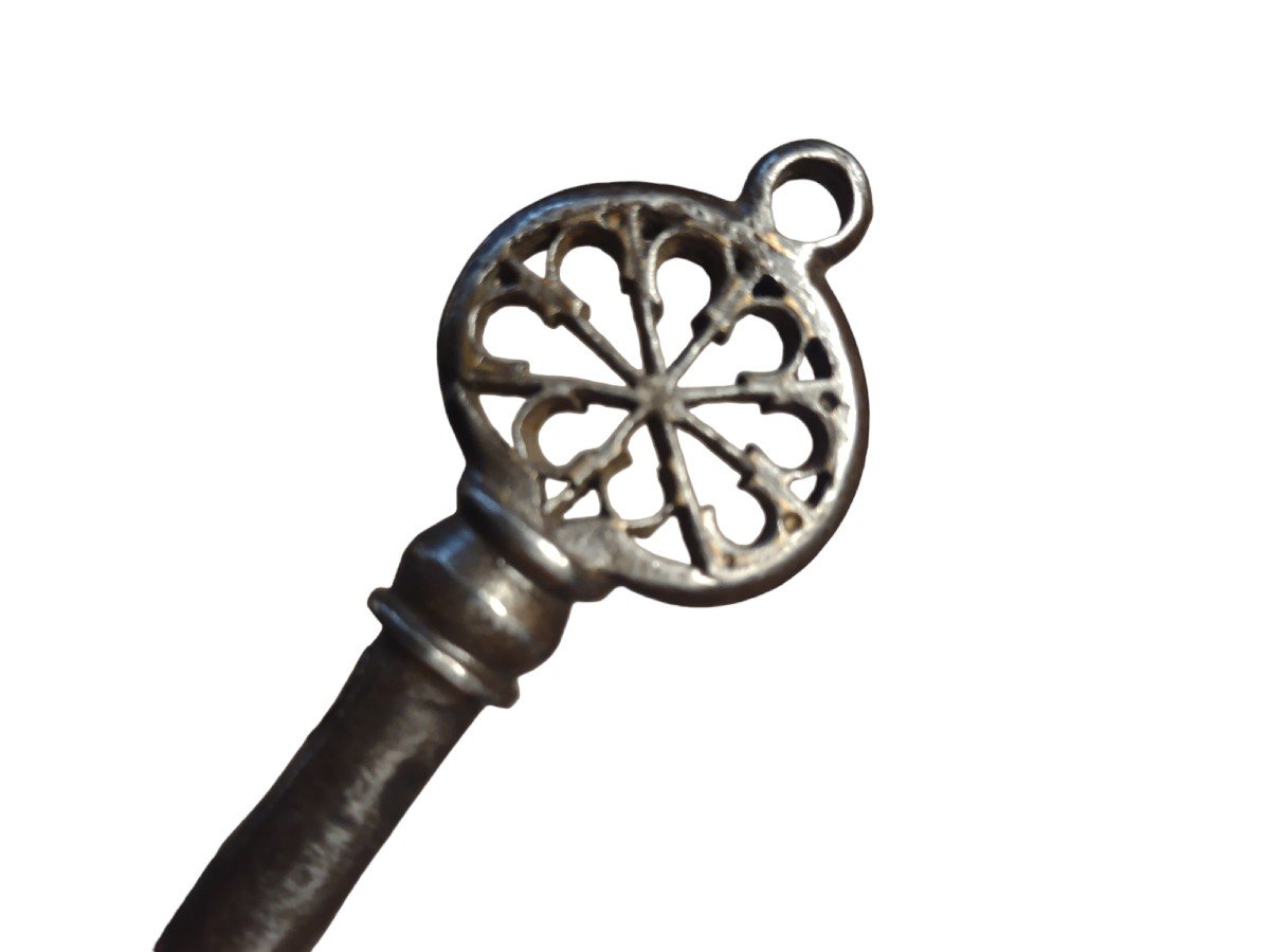 Chiave veneziana in ferro forgiato XVI secolo-photo-1