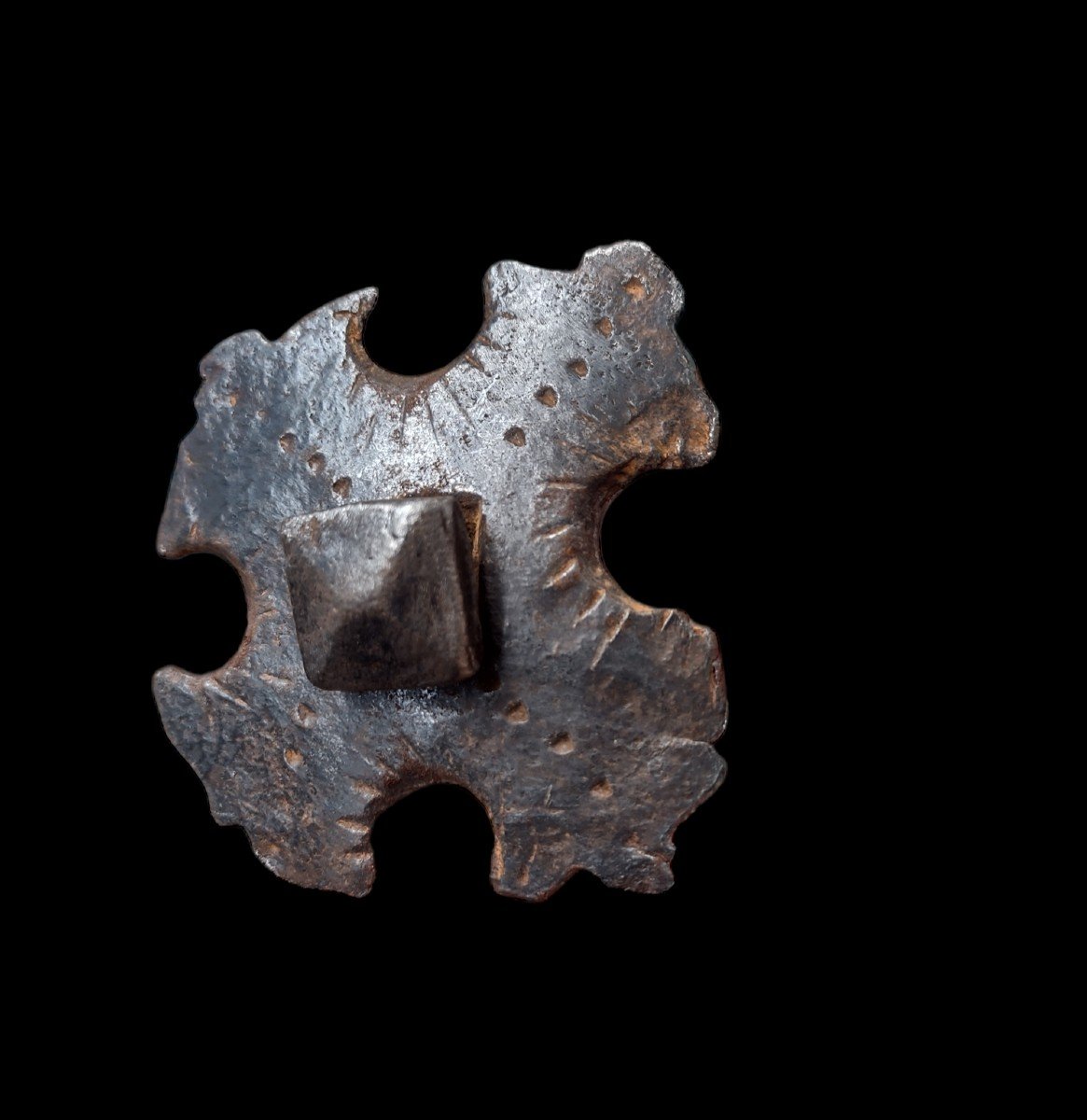 6 chiodi in ferro forgiato ed inciso XVII-XVIII secolo -photo-3