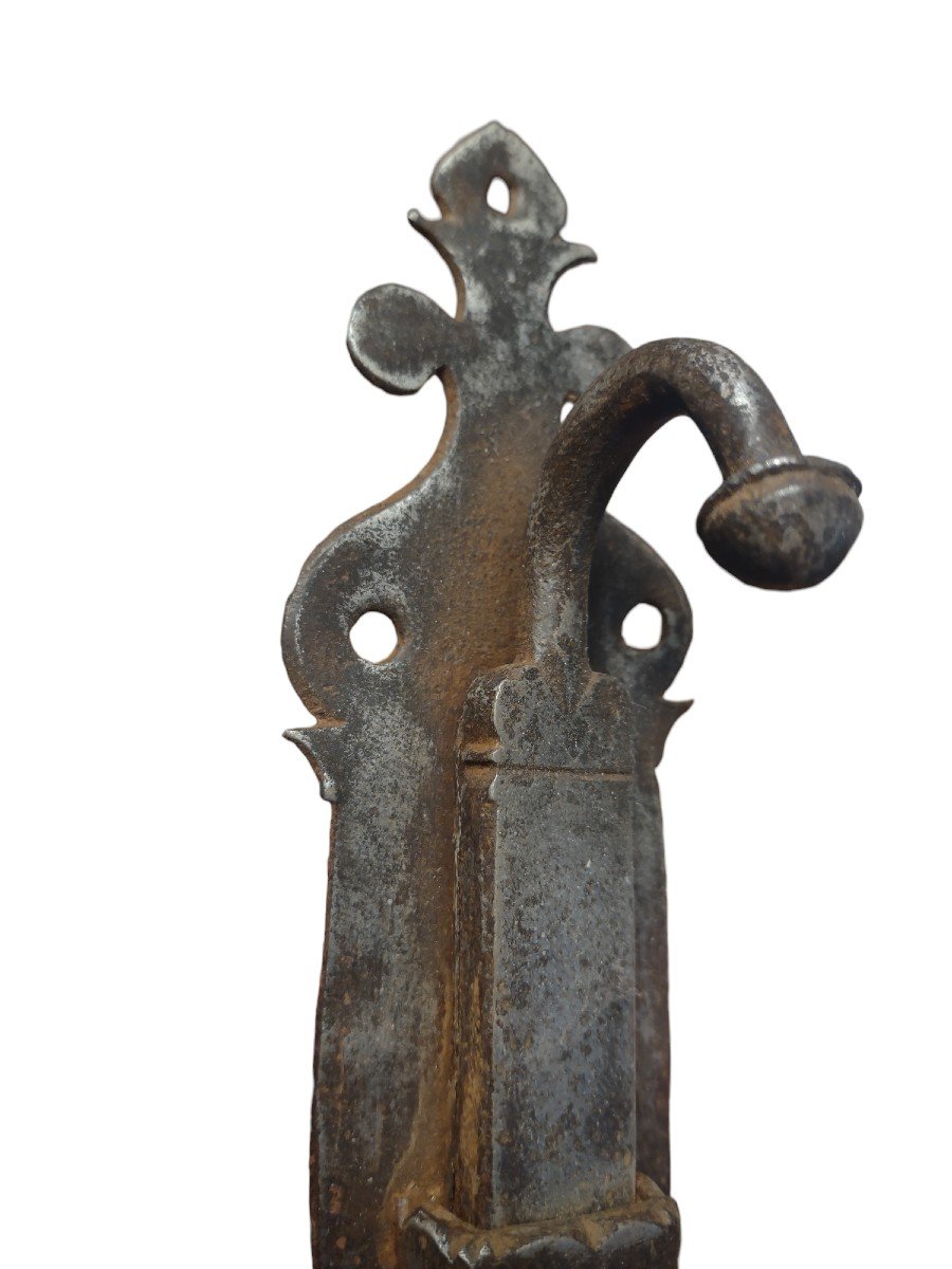Catenaccio in ferro forgiato XVII secolo-photo-2