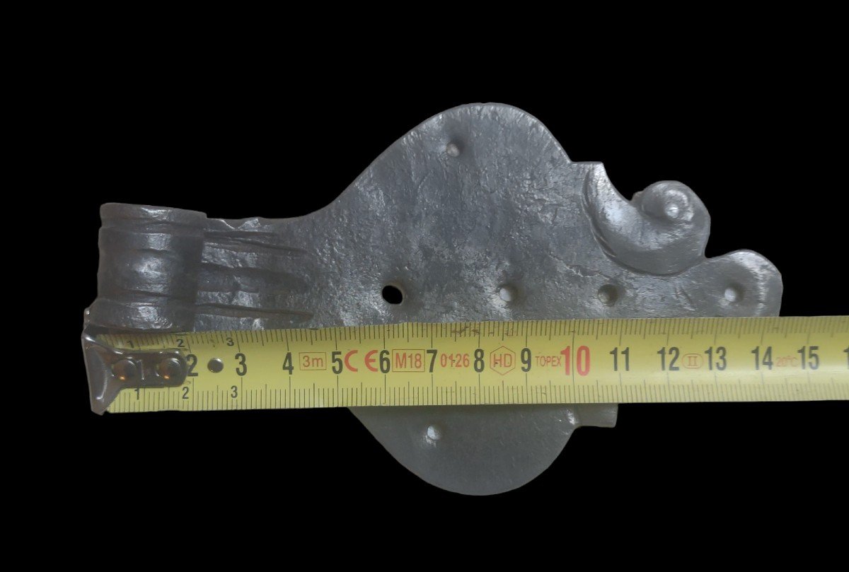 Coppia di cerniere di porta coi cardini XVIII secolo -photo-1